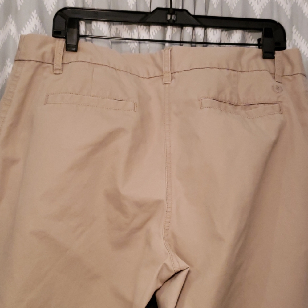 Wide leg khaki chinos - Picture 4 of 5